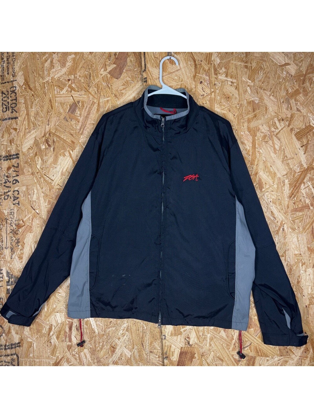 Port Authority Mens XL Black Gray Jacket Used